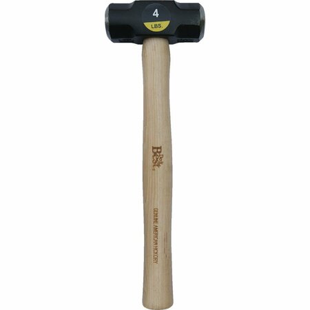 ALL-SOURCE 4 Lb. Steel Double Face Drilling Hammer with Hickory Handle 30915